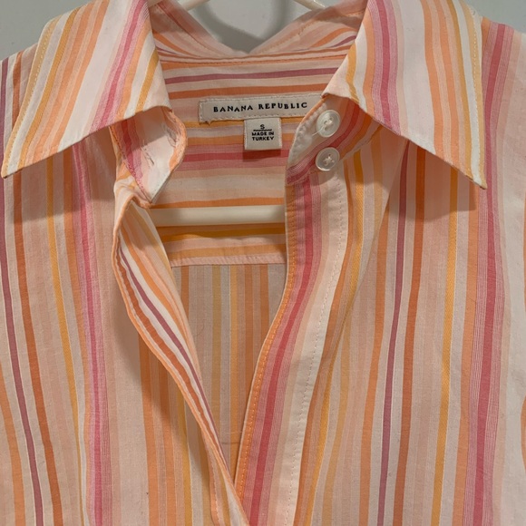 Banana Republic | Striped button down shirt - Picture 4 of 8